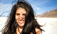 Lisa on Lakebed