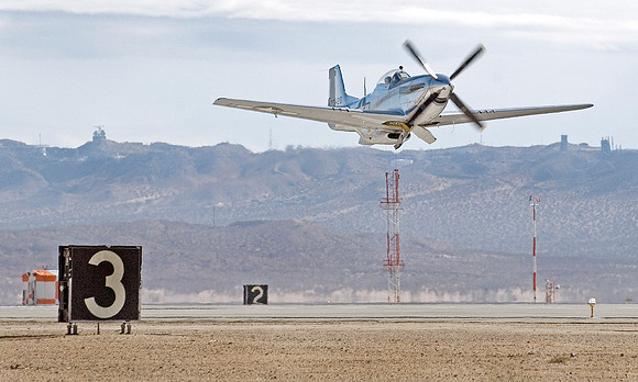 P-51 at Edwards 22L