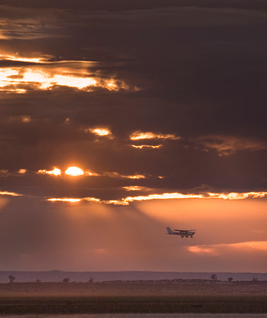 Landing On Lake Bed at Edwards